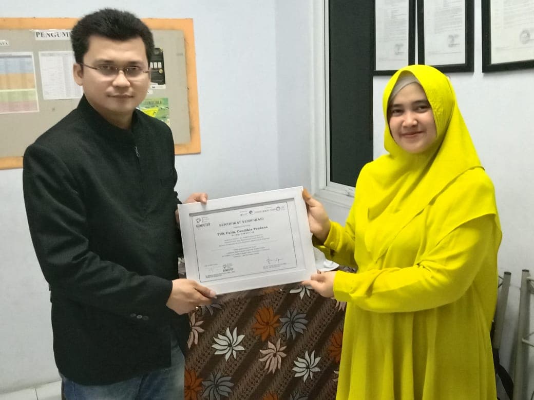 Faida Cendikia Perdana Menjadi TUK Sertifikasi Komputer