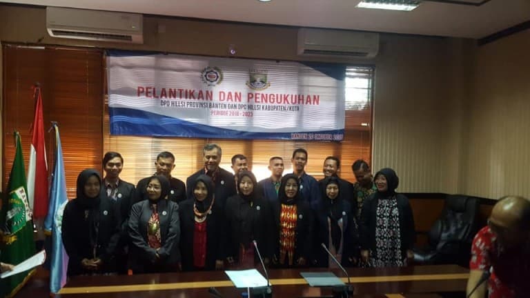 Pelantikan dan Pengukuhan DPD HILLSI Prov. Banten.