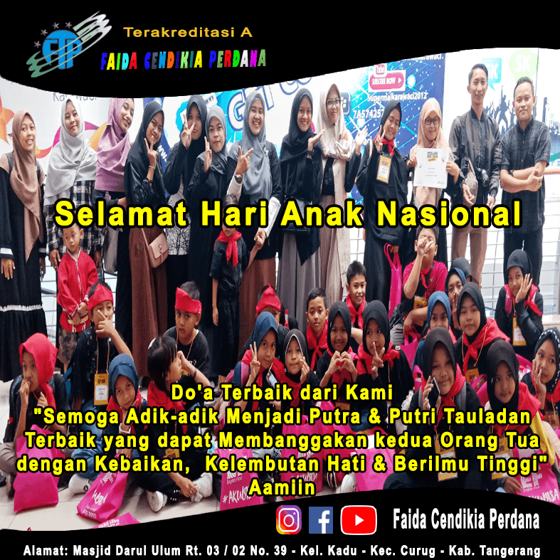 Selamat Hari Anak Nasional